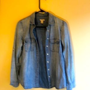 JCrew denim button down size 2